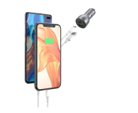 UGREEN Ładowarka samochodowa CD213 USB + USB-C 36W szara - 1488950 - zdjęcie 4